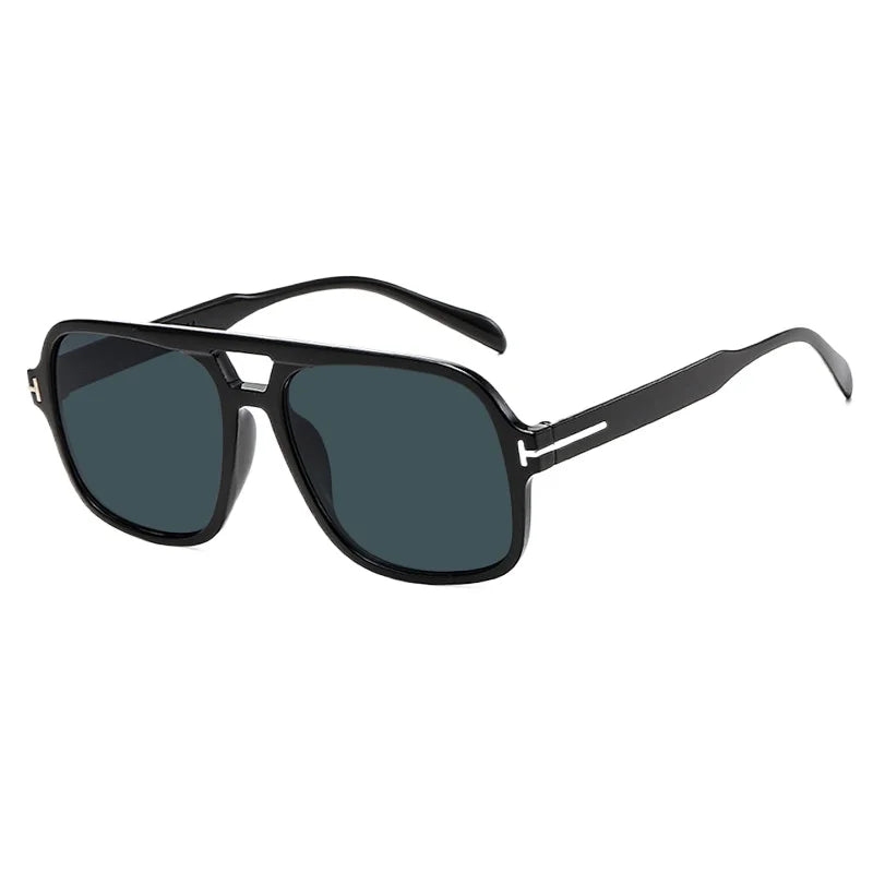 Sunglasses Women Brand Designer Vintage Square - Female Big Frame.