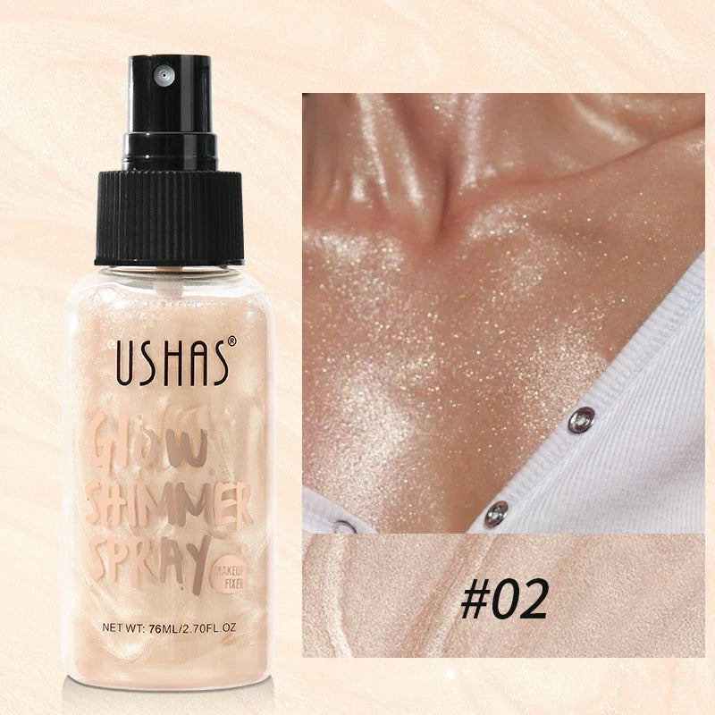 Body Liquid Highlighter Facial Contour Long Lasting Sequin Illuminating