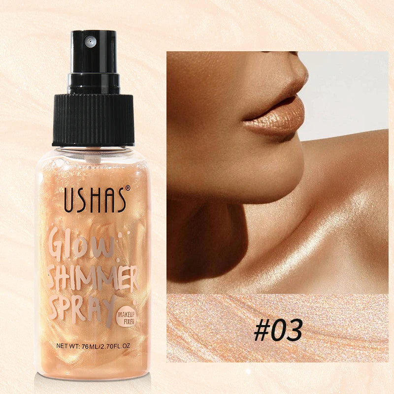 Body Liquid Highlighter Facial Contour Long Lasting Sequin Illuminating