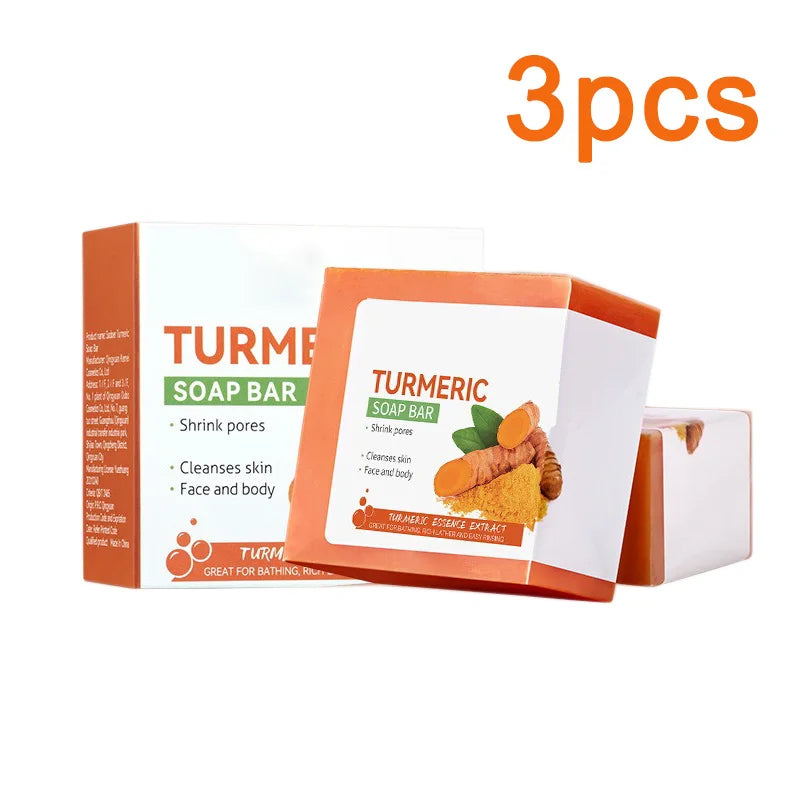 Handmade Turmeric Soap Body Cleansers - Brightening Face Soap