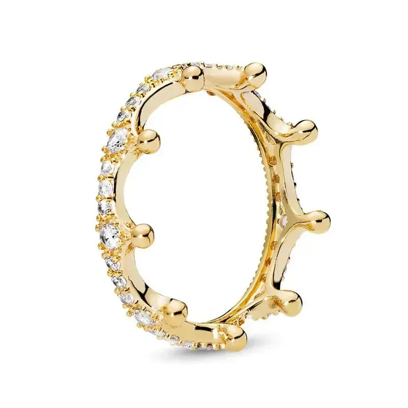 Exquisite Gold 925 Sterling Silver Ring Exquisite Charm