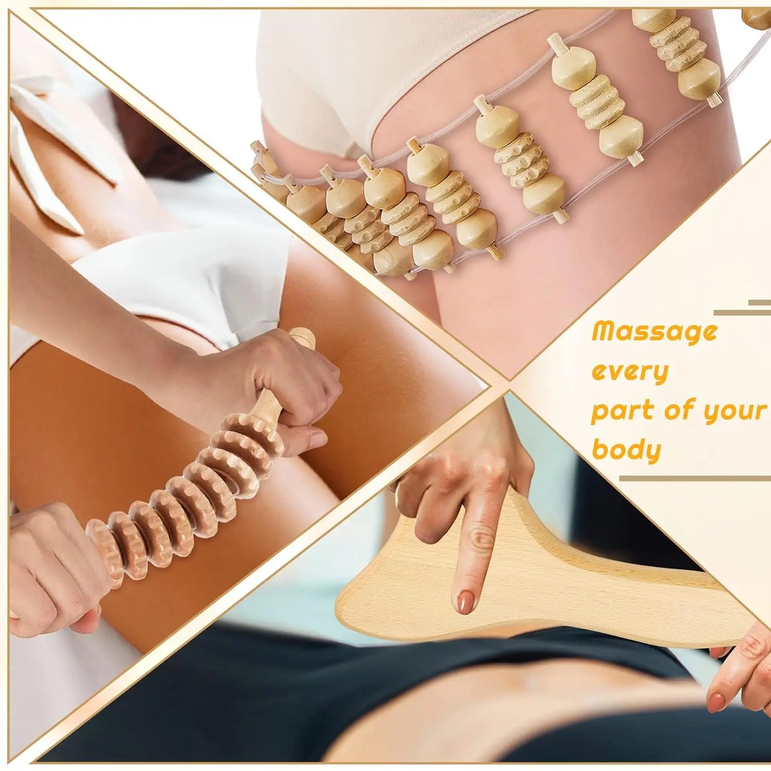 Wood Therapy Massage Tools for Body Shaping.