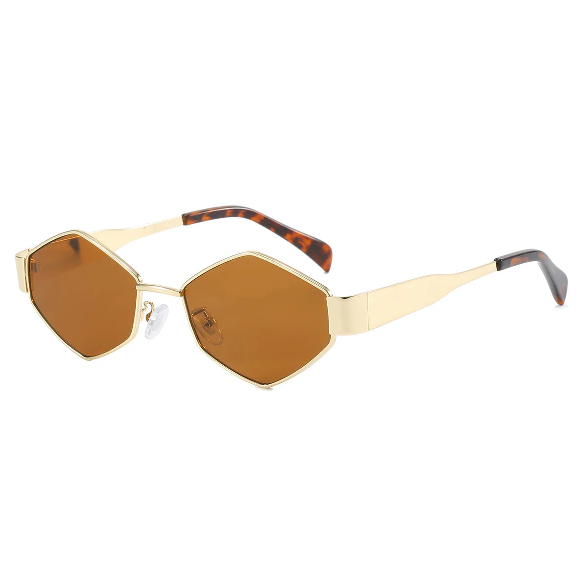 Polygonal Sunglasses for Women Small Frame