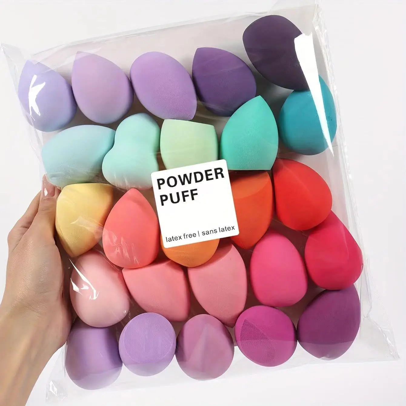 Makeup sponge set, egg dry wet dual-use powder puff