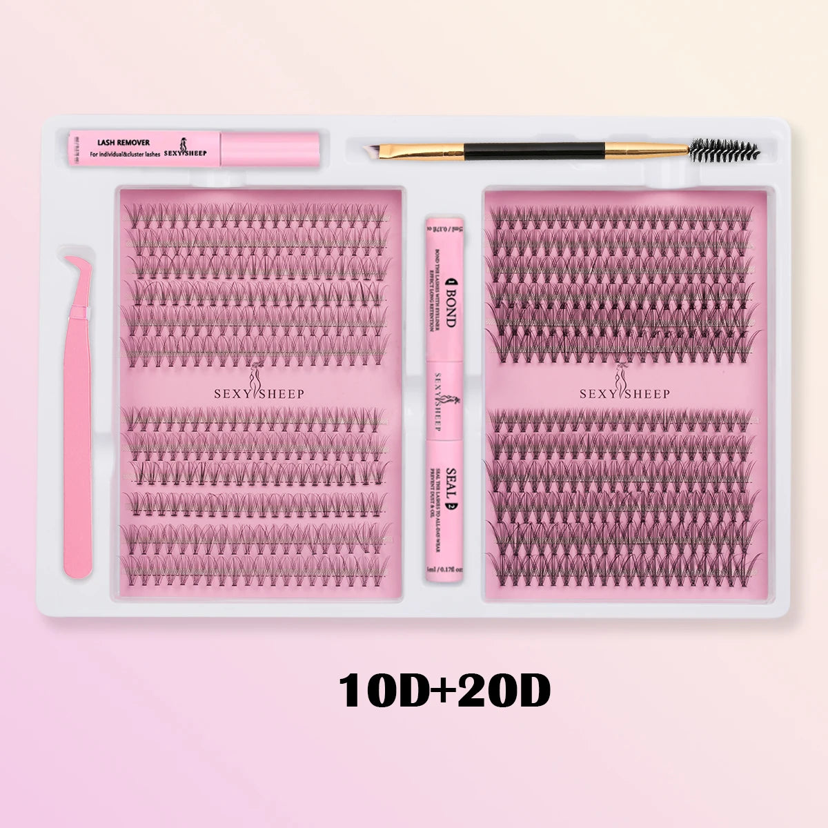 Eyelashes Extensions Individual Lashes Cluster Natural Segmented
