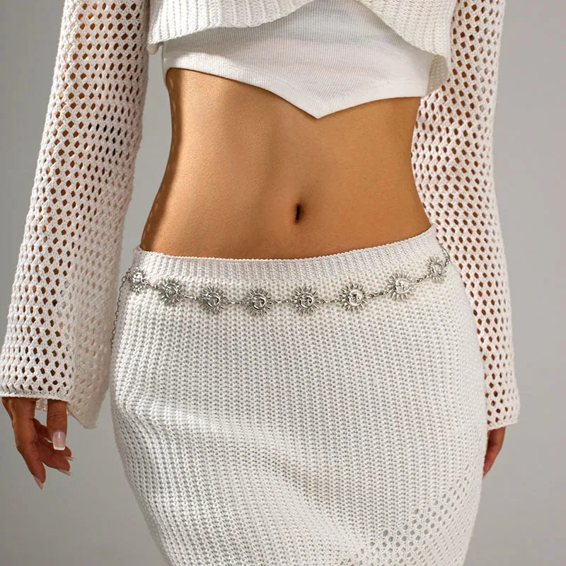 New Boho Sun Waist Belly Chain for Women