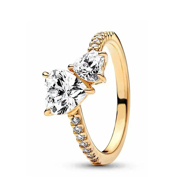 Exquisite Gold 925 Sterling Silver Ring Exquisite Charm
