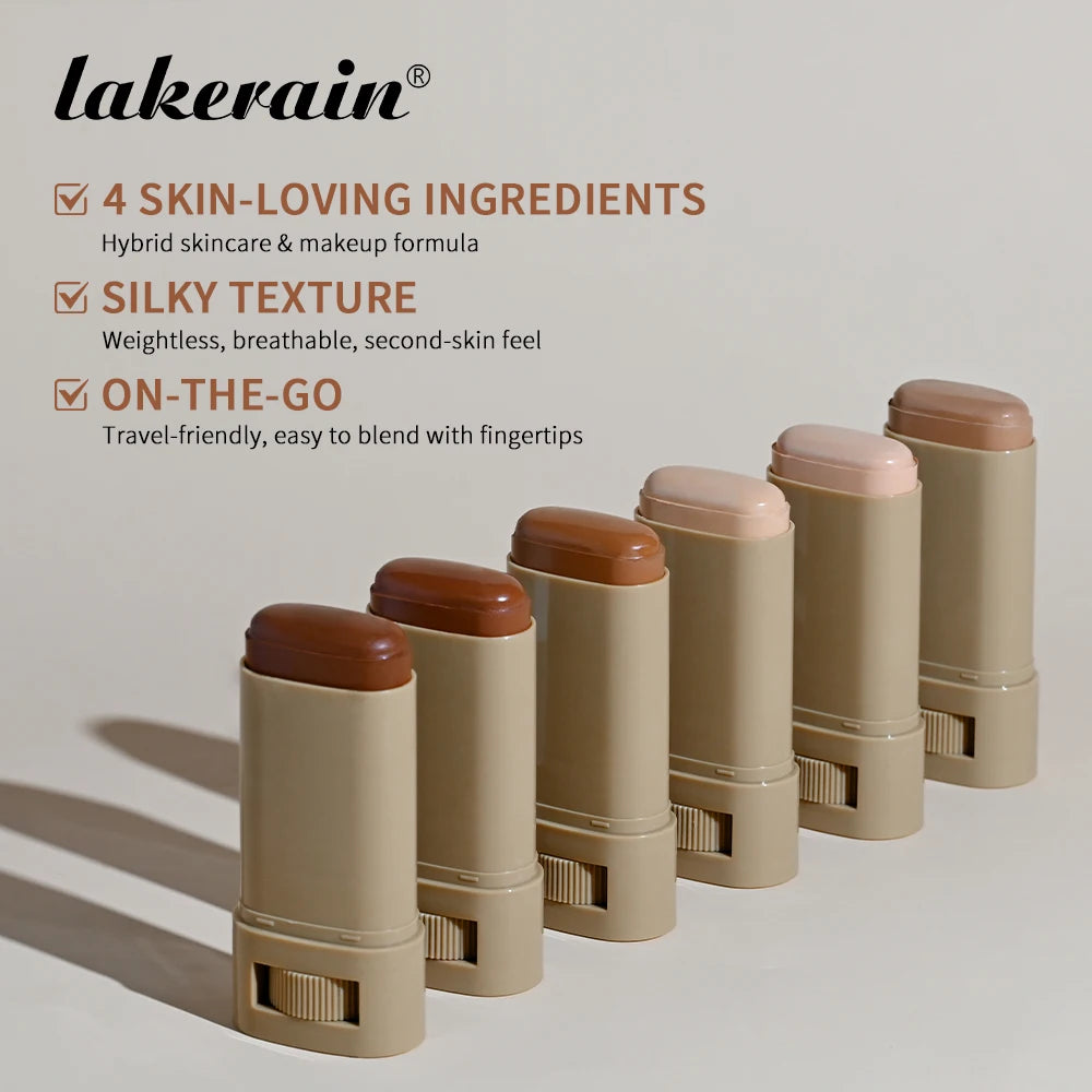 Stick Serum Boosted Skin Tint Foundation, Smooth Plumper Hight Coverage.