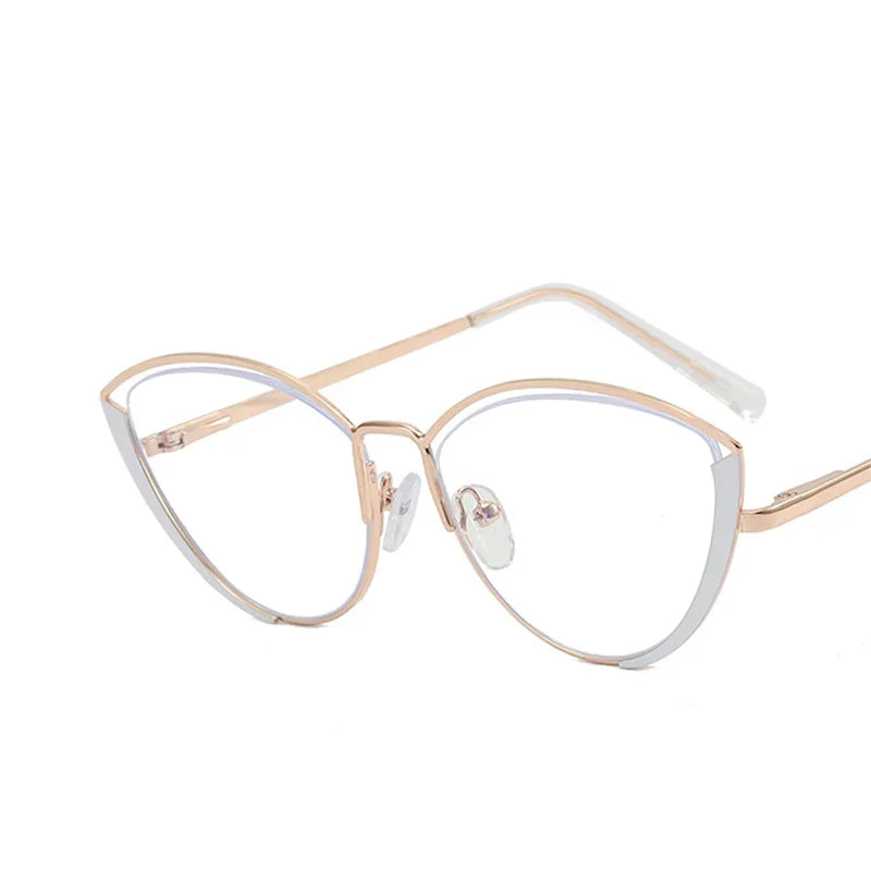 Vintage Cat Eyeglasses Trendy Anti-Blue Light Fashion Eyewear.