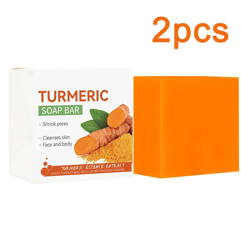 Handmade Turmeric Soap Body Cleansers - Brightening Face Soap