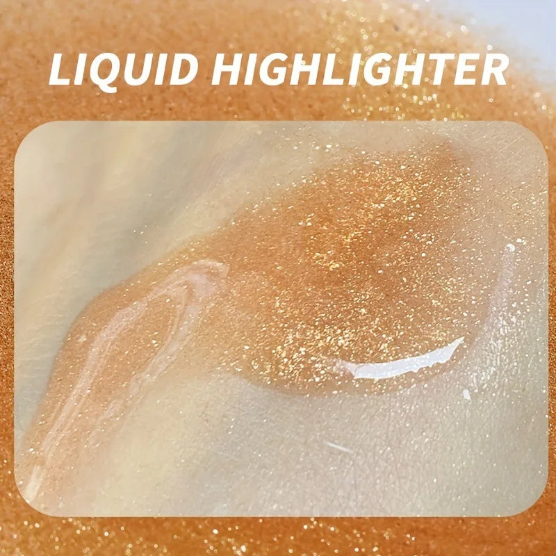 Body Liquid Highlighter Facial Contour Long Lasting Sequin Illuminating