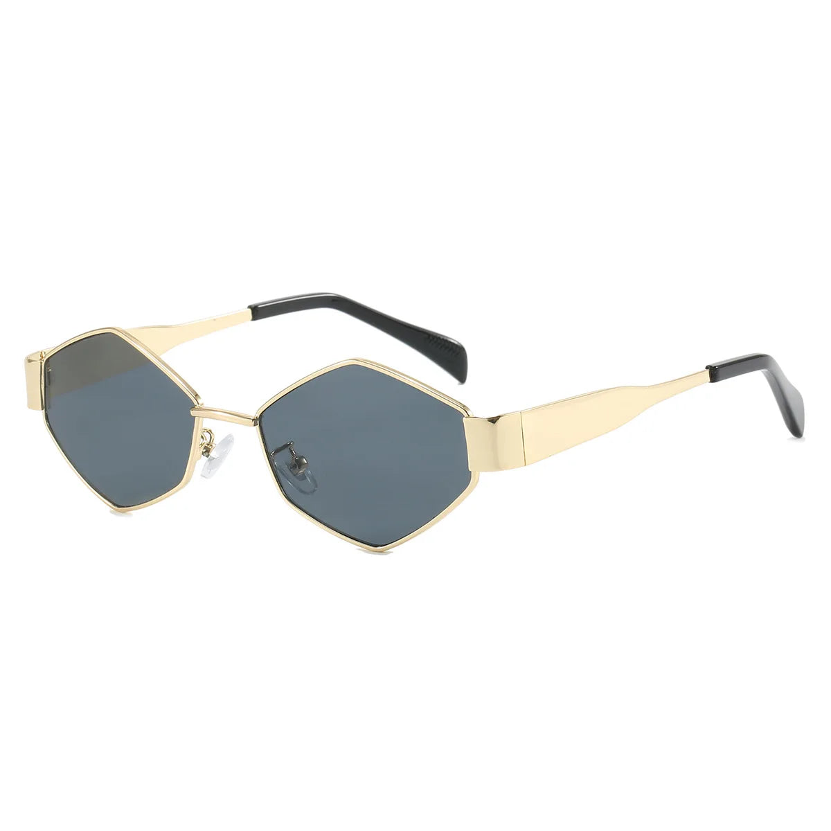 Polygonal Sunglasses for Women Small Frame