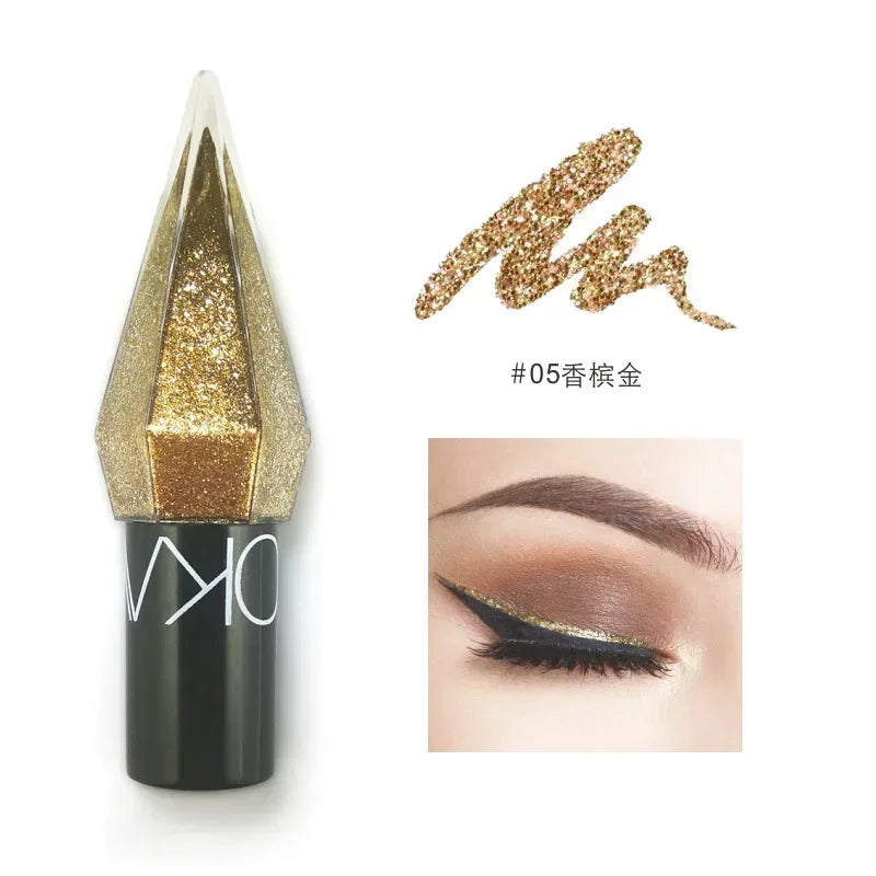 Diamond Shiny Eye Liners Eyeshadow Waterproof Glitter Eyeliner