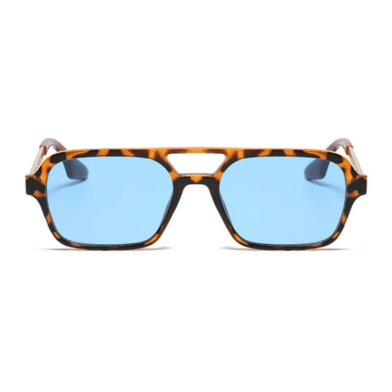 Square Vintage Sunglasses Women Brand Designer
