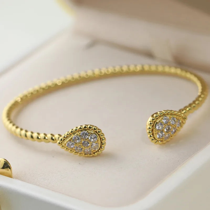 Zircon Water Drop Bracelet for Women&