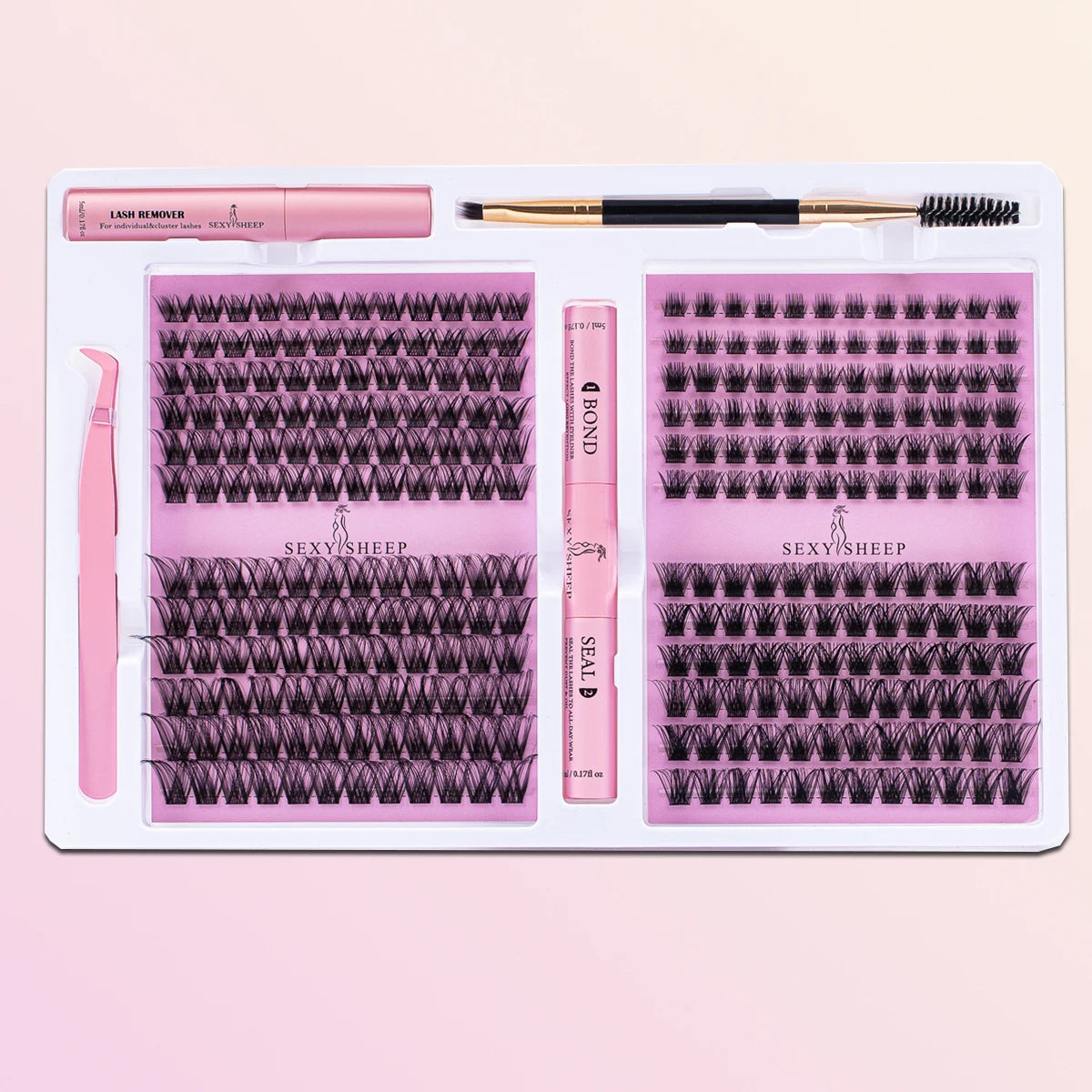 Eyelashes Extensions Individual Lashes Cluster Natural Segmented