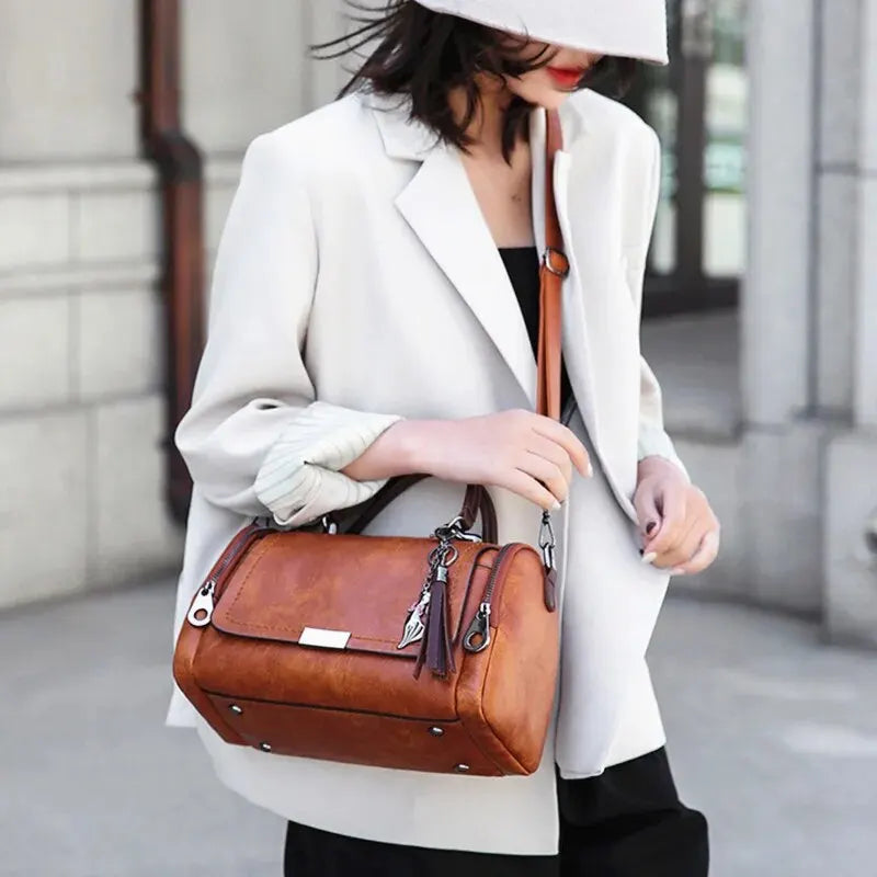 Tassel Large Capacity Crossbody Bag