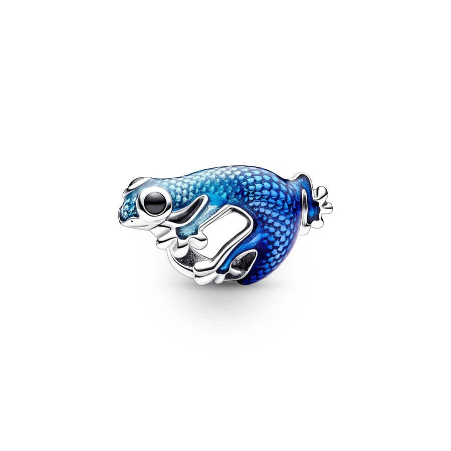 Blue Marine Organism Series Charm Jewelry Fit Original 925 Sterling Silver