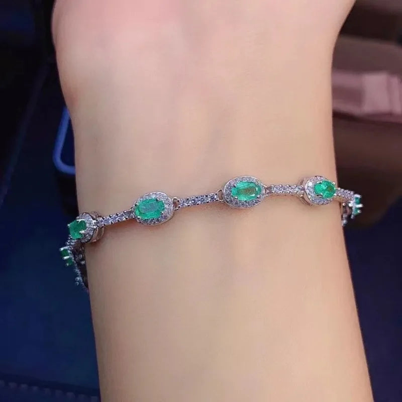 Fine Jewelry 925 Sterling Silver Gemstones Women&