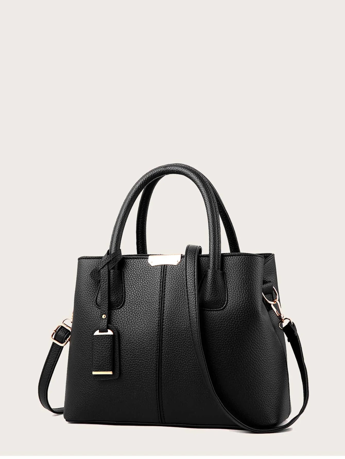 Simple casual handbag for women, large capacity.