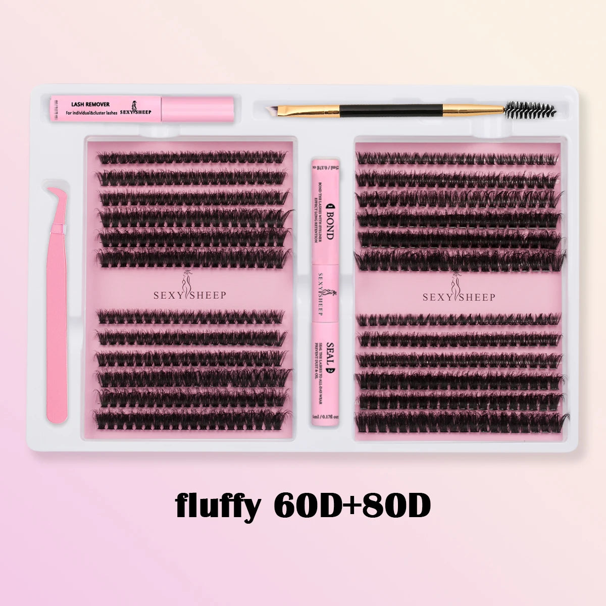 Eyelashes Extensions Individual Lashes Cluster Natural Segmented