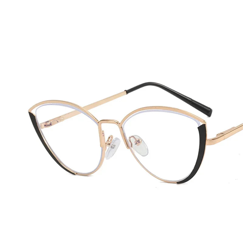 Vintage Cat Eyeglasses Trendy Anti-Blue Light Fashion Eyewear.
