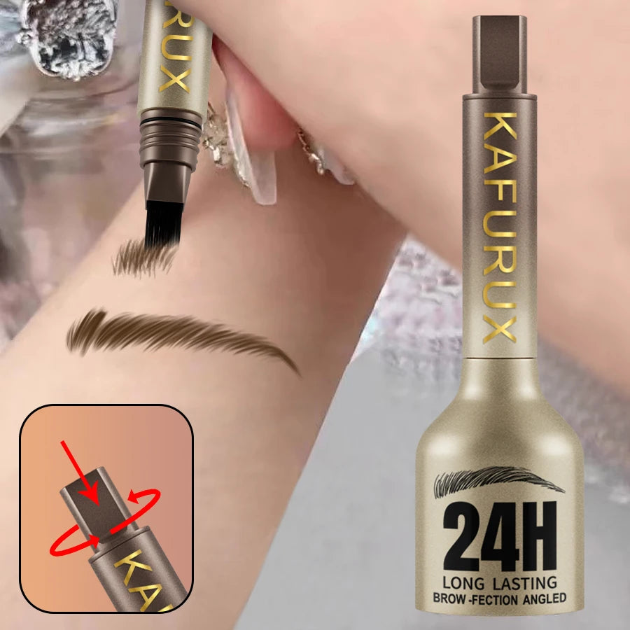 3D Eyebrow Pencil Hairline Anti-Smudge Waterproof Long Lasting.