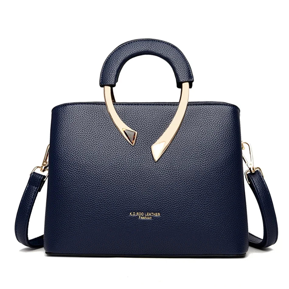 High Quality Leather Casual Tote Luxury Handbags for Women