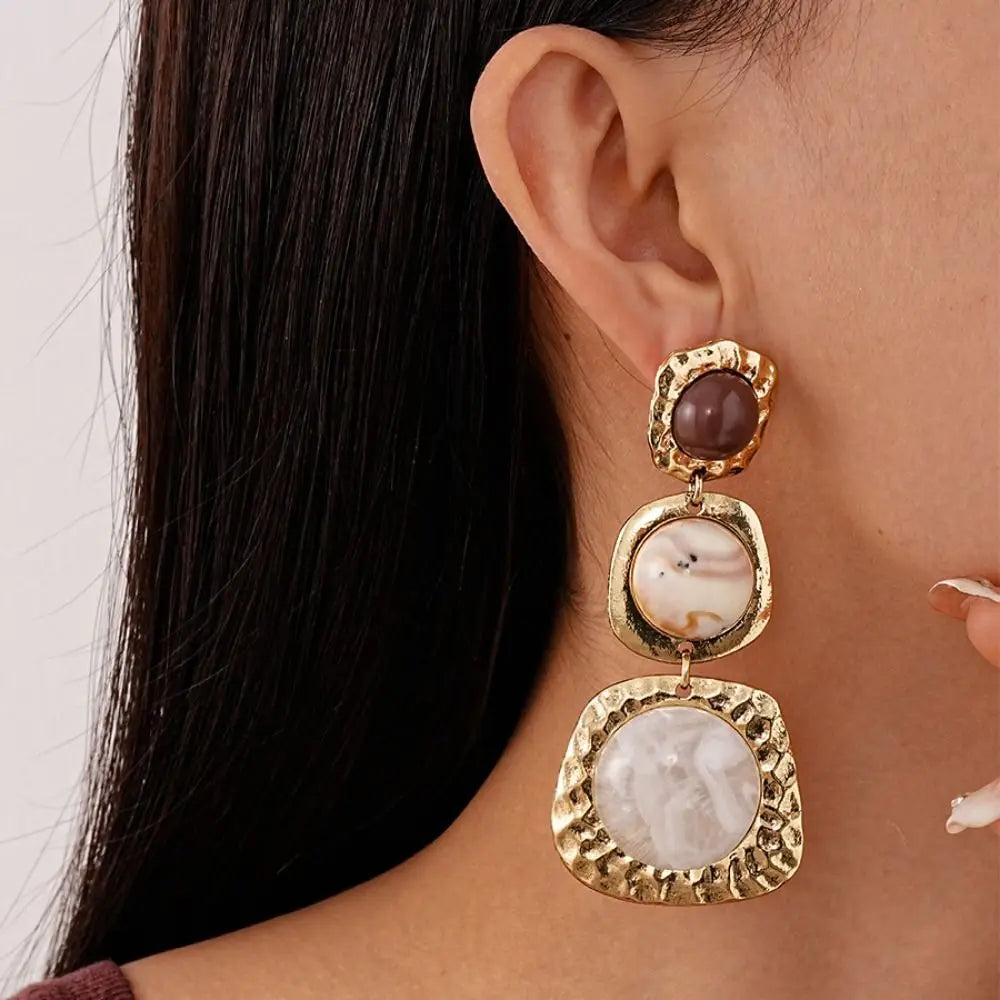 Vintage Retro Necklace Earring Fashion Jewelry