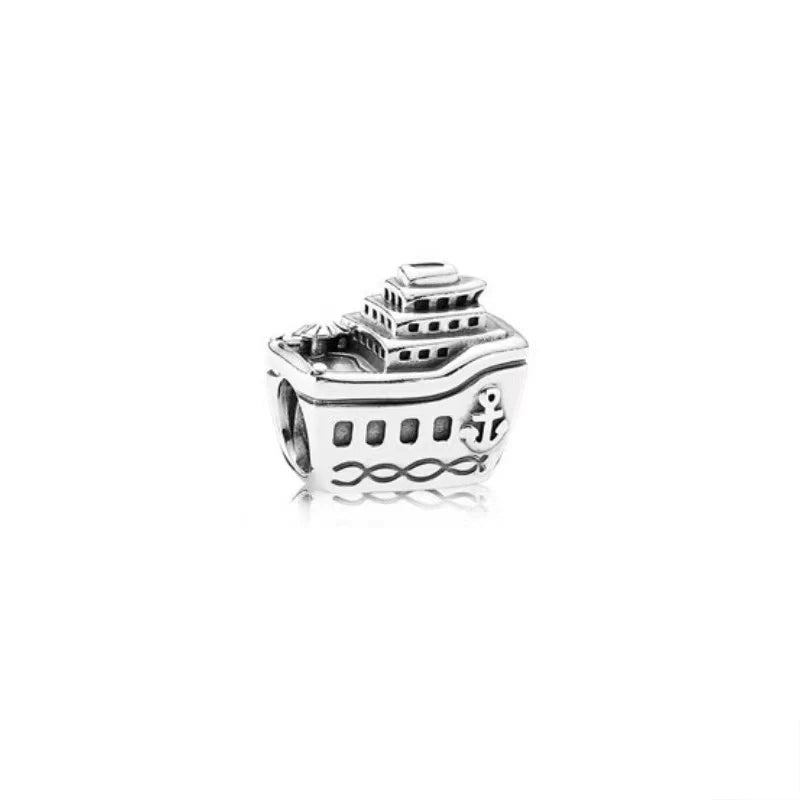 Blue Marine Organism Series Charm Jewelry Fit Original 925 Sterling Silver