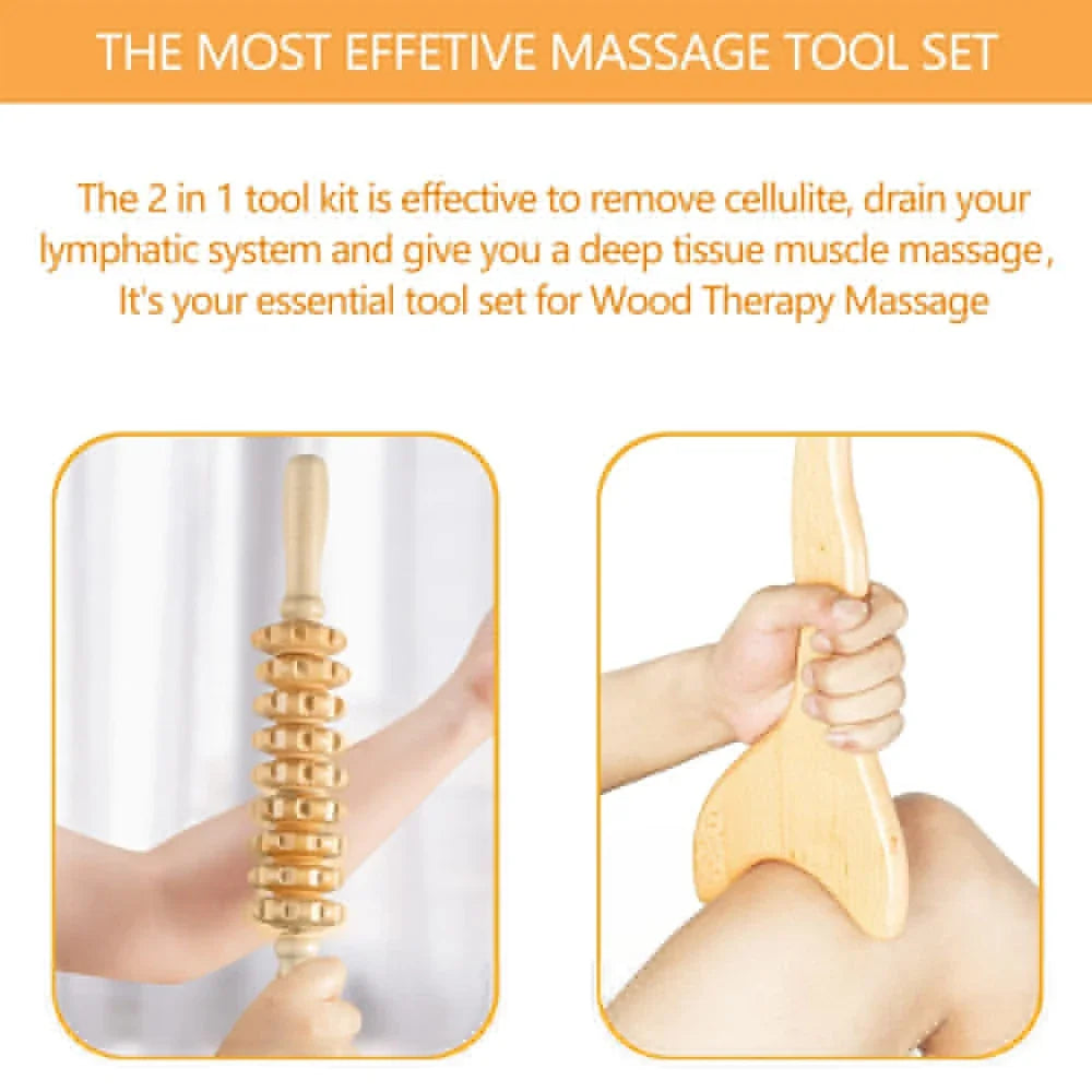 Wood Therapy Massage Tools for Body Shaping.