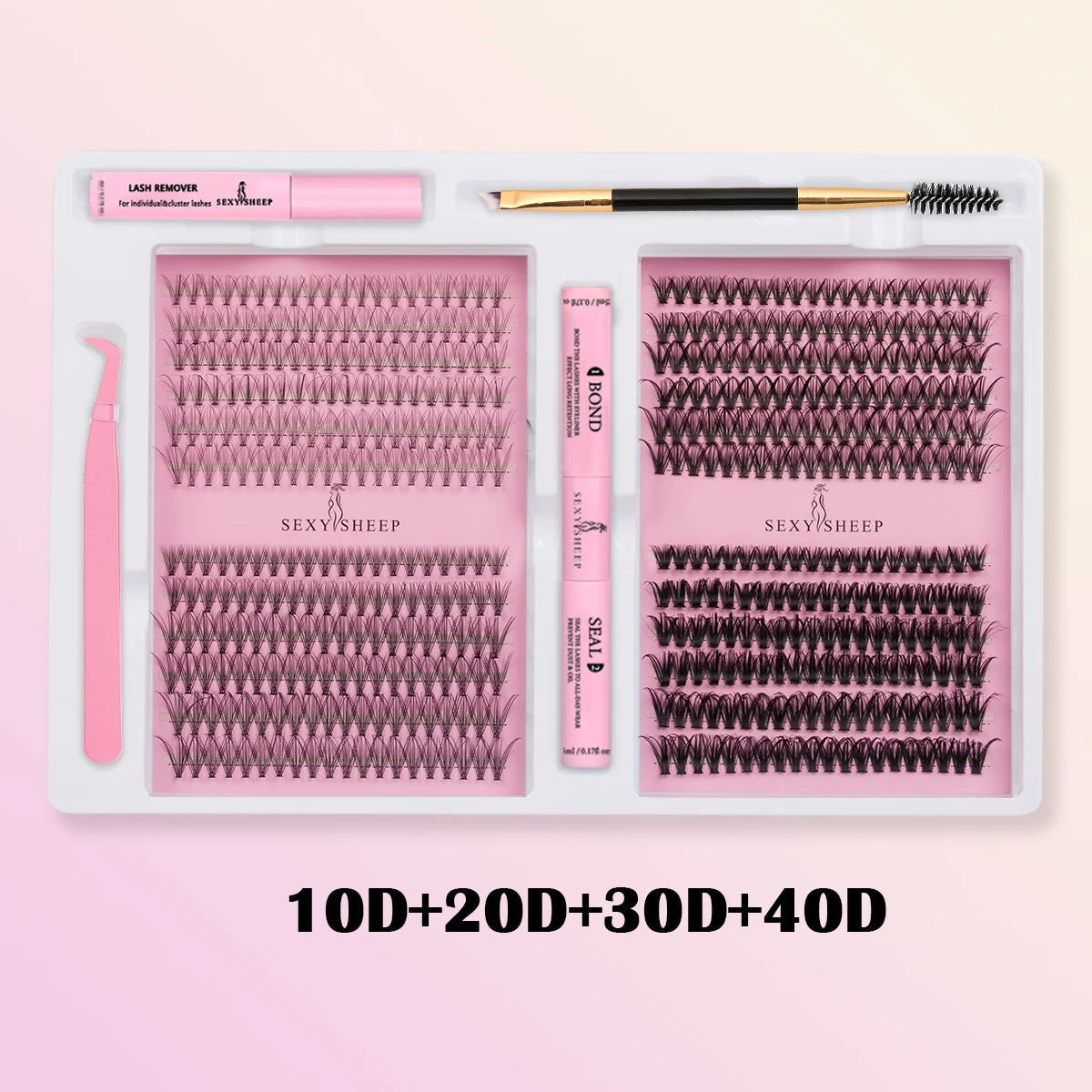 Eyelashes Extensions Individual Lashes Cluster Natural Segmented