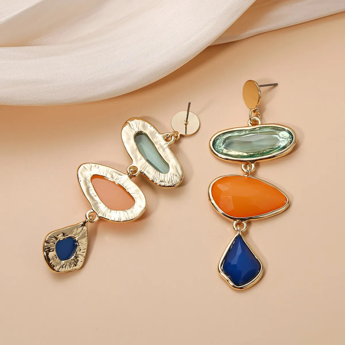 Boho Elegant Geometric Crystal Drop