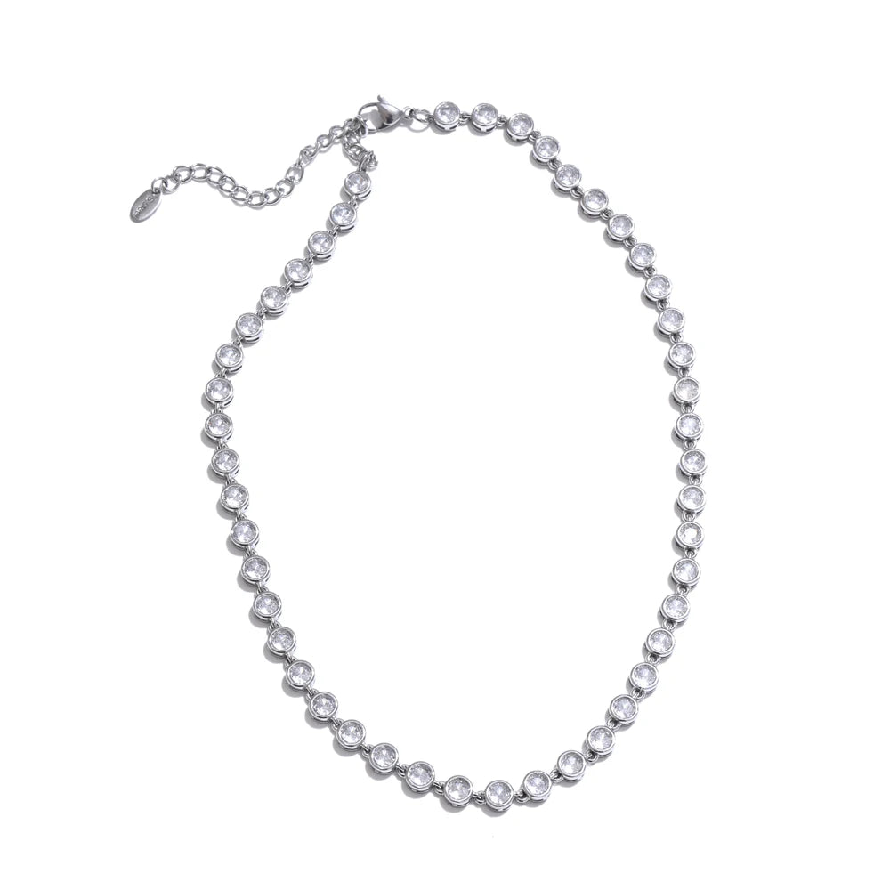 Necklace Bracelet for Women Stainless Steel Waterproof Jewelry