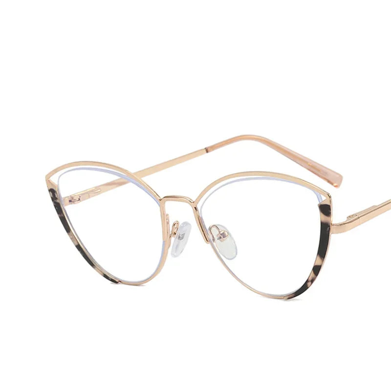 Vintage Cat Eyeglasses Trendy Anti-Blue Light Fashion Eyewear.
