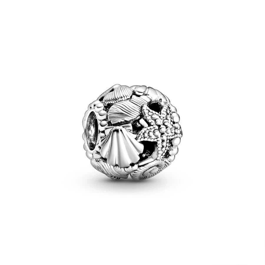 Blue Marine Organism Series Charm Jewelry Fit Original 925 Sterling Silver