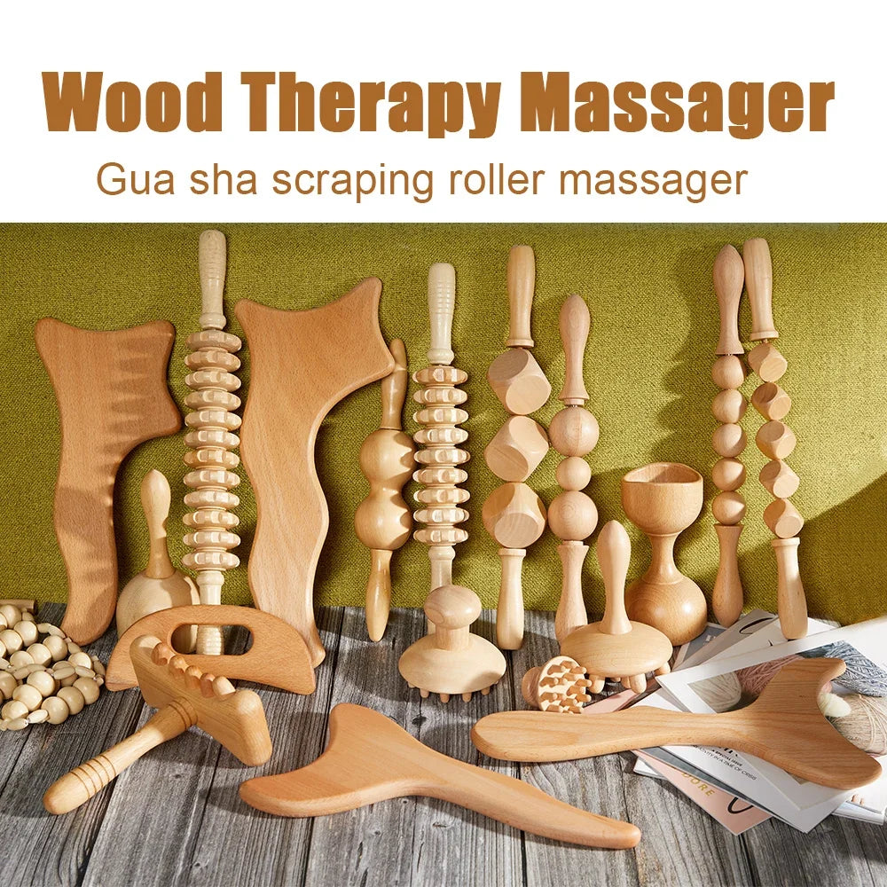 Wood Therapy Massage Tools for Body Shaping.