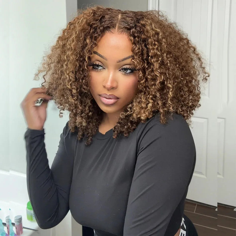 MARIANNA - Glueless Human Hair Wigs Ready to Wear and Go Curly Lace