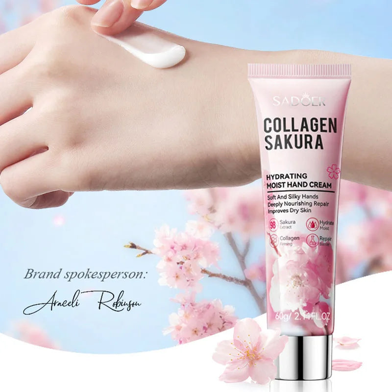 Sakura Collagen Hand Cream Moisturizing