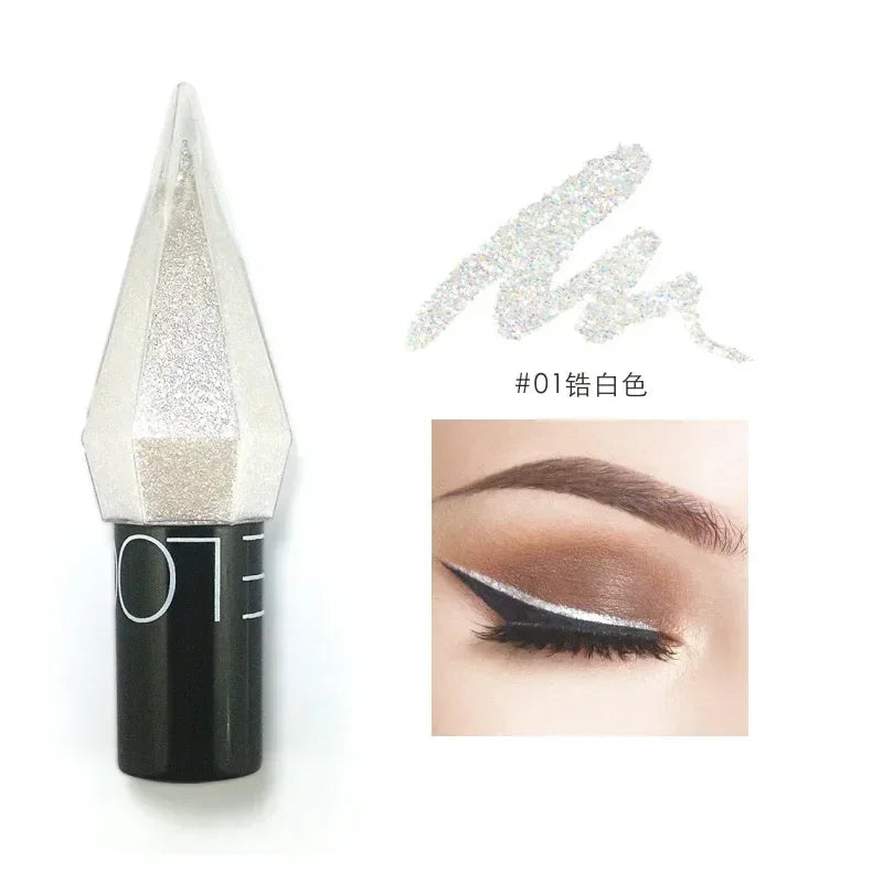 Diamond Shiny Eye Liners Eyeshadow Waterproof Glitter Eyeliner