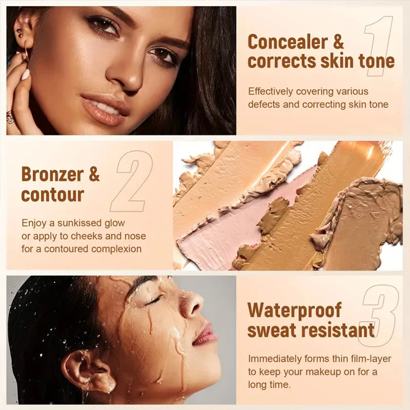 Concealer Palette Eye Repairing Base, Contour Covering Concealer Cream