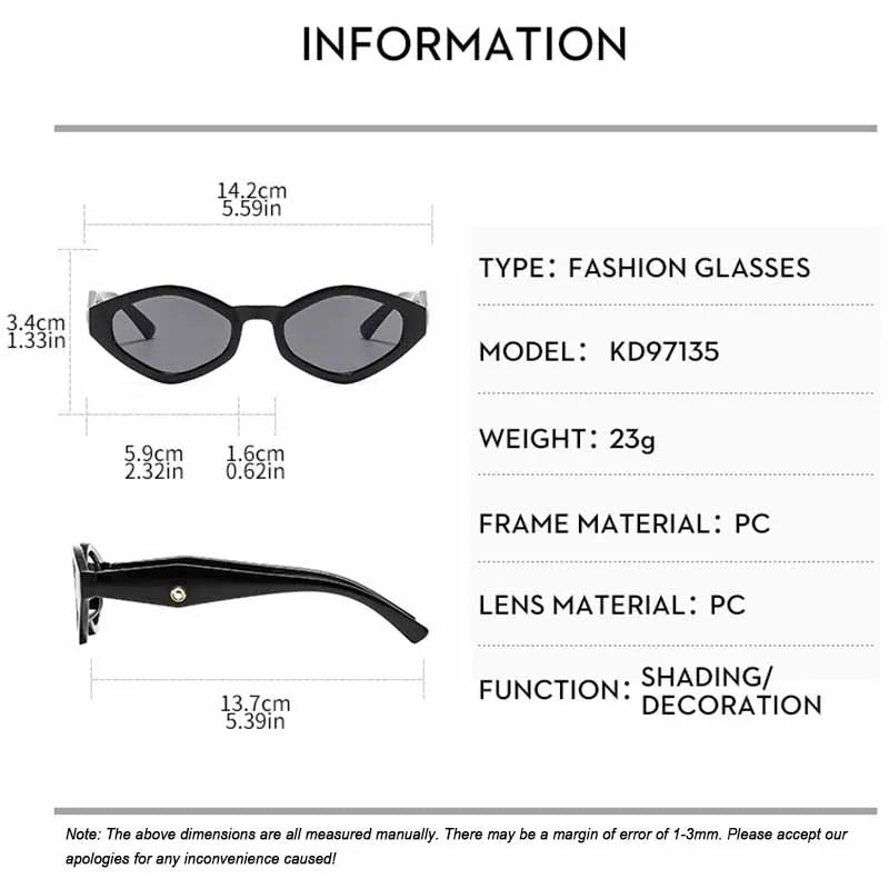 Vintage Cat Eye Sunglasses Women