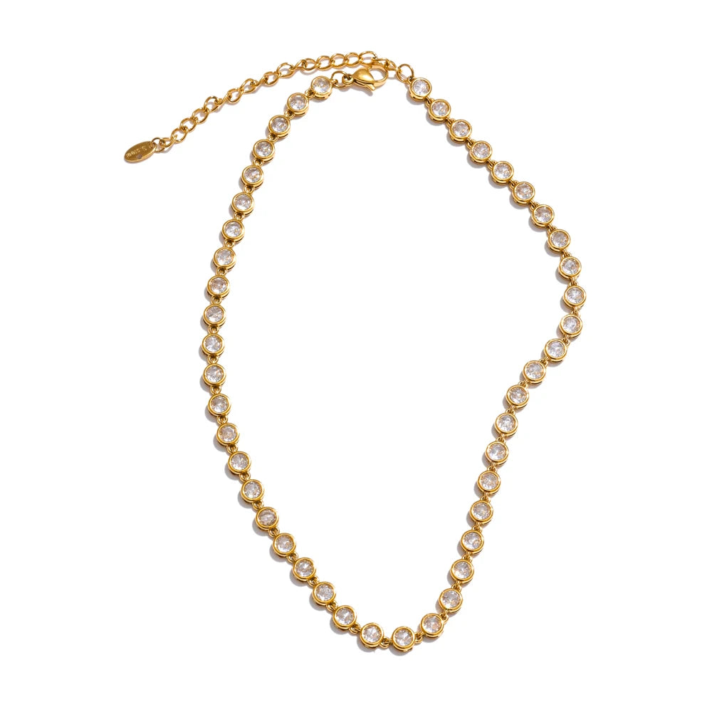 Necklace Bracelet for Women Stainless Steel Waterproof Jewelry