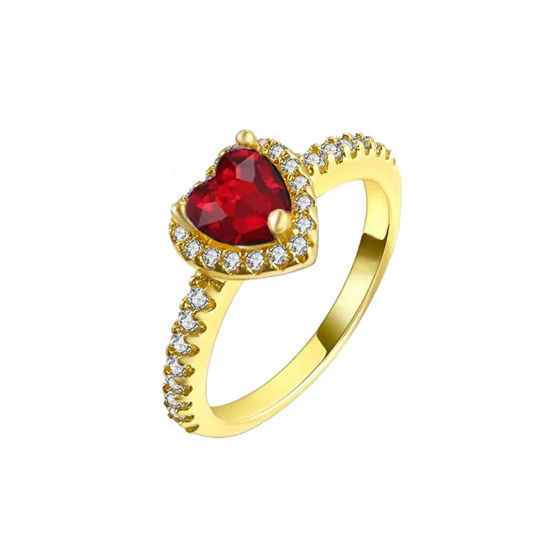Exquisite Gold 925 Sterling Silver Ring Exquisite Charm