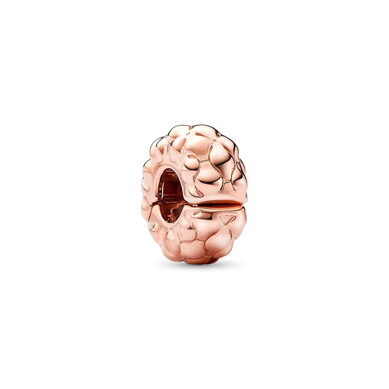 Hot Sale Rose Gold Charm Beads Fit Original 925 Silver Bracelet Women Jewelry