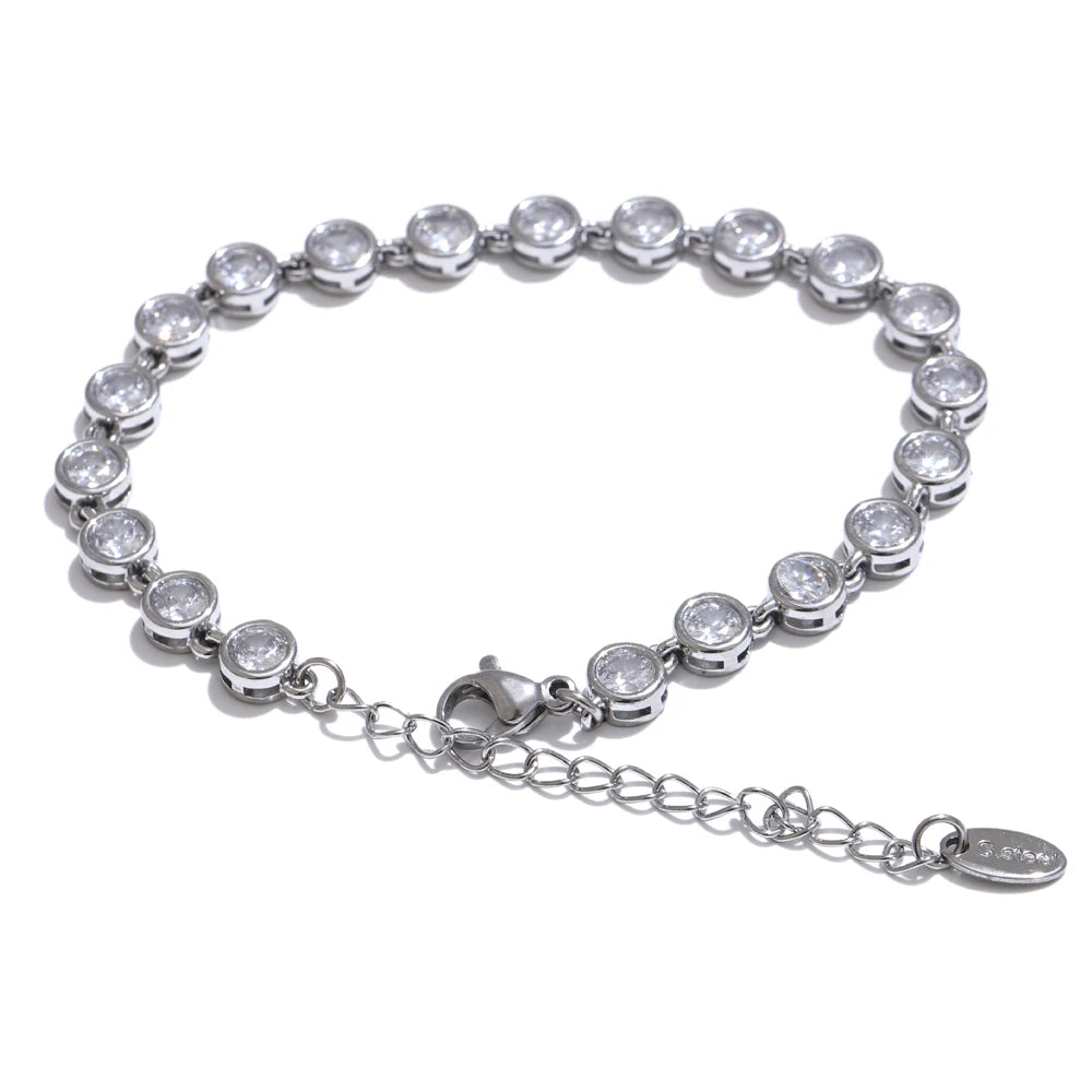 Necklace Bracelet for Women Stainless Steel Waterproof Jewelry
