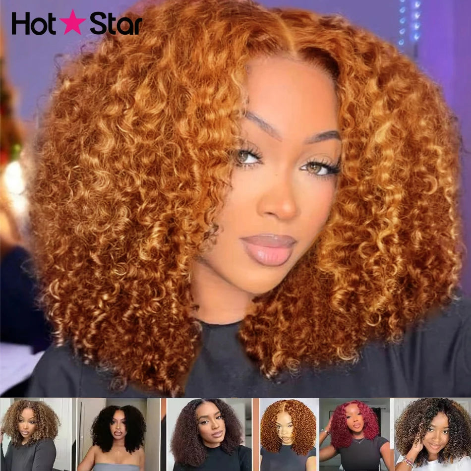 MARIANNA - Glueless Human Hair Wigs Ready to Wear and Go Curly Lace