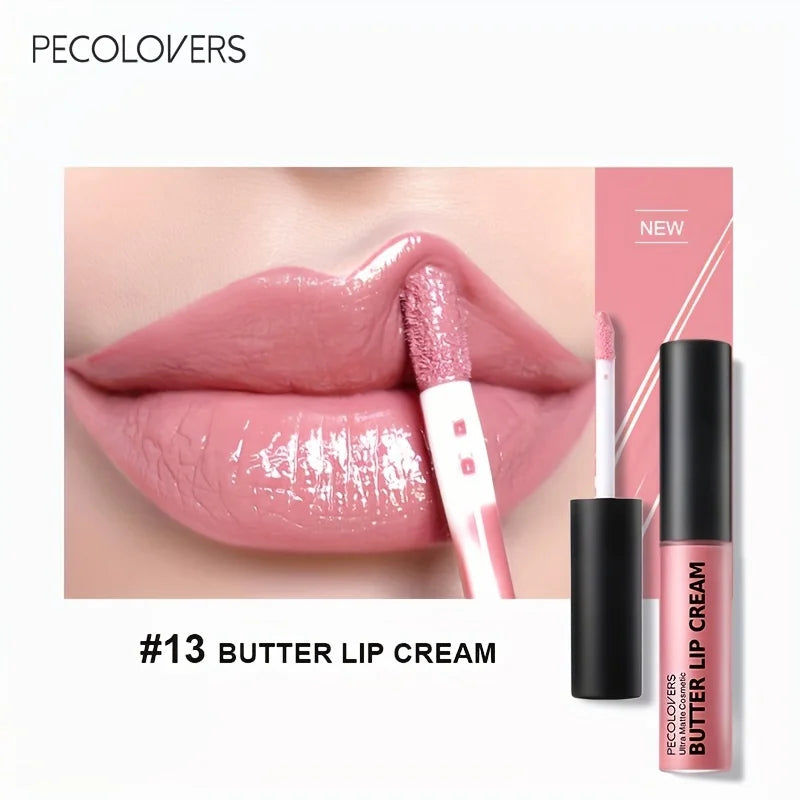 Lip Cream Liquid Lipstick, Non-Sticky, Moisturizing High Pigment