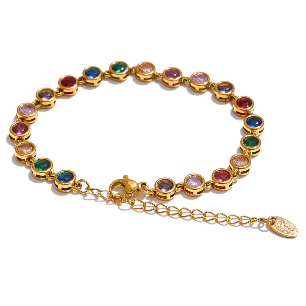 Necklace Bracelet for Women Stainless Steel Waterproof Jewelry