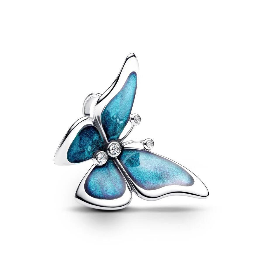 Blue Marine Organism Series Charm Jewelry Fit Original 925 Sterling Silver